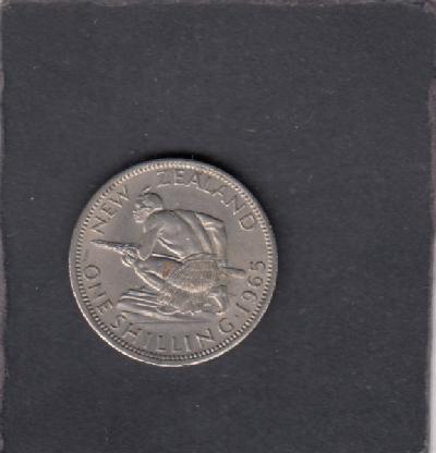 Beschrijving: 1 Shilling MAORI